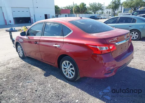 2018 Nissan Sentra Sv z USA, uszkodzony, nr VIN 3N1AB7APXJY232053
